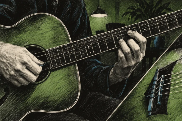 Original editorial illustration for Impromptu: interrupted close diagonal.